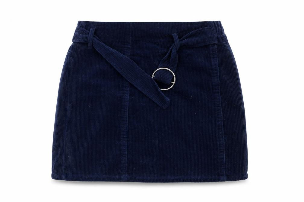 Denim Co. Girls Blue  Cotton Mini Skirt Size 10-11 Years  Regular