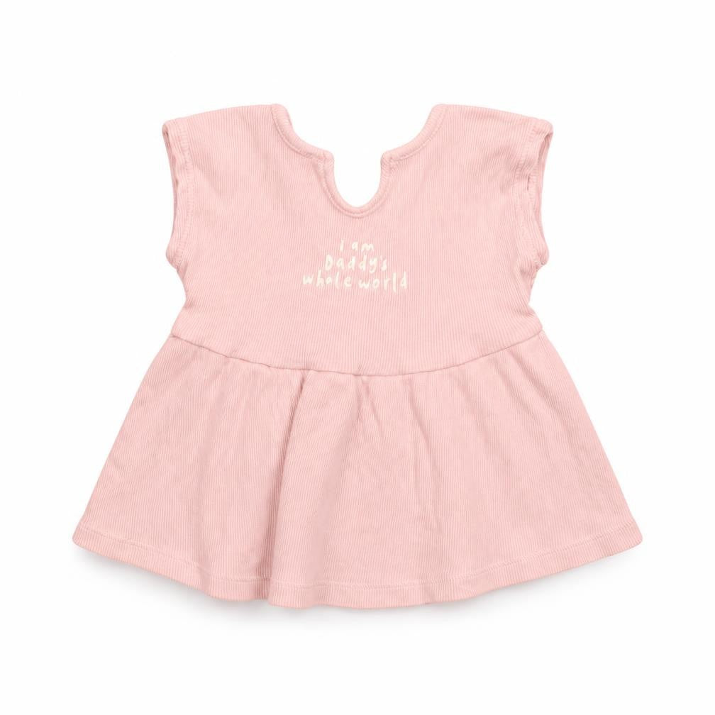 George Baby Pink  Cotton Shift  Size 9-12 Months  Round Neck