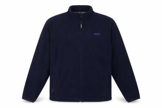 Front view of GELET men’s blue jacket, size M