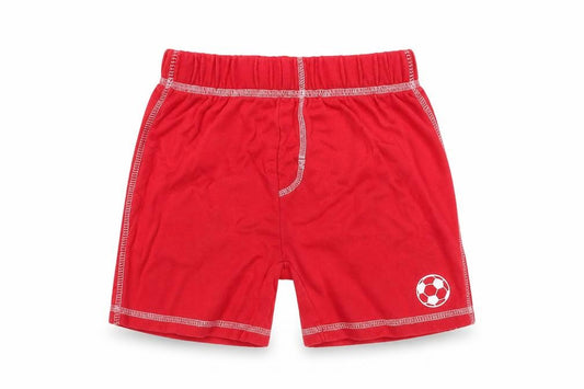 Front view of George Baby Red Cotton Sweatpants Leggings, size 12-18, Months