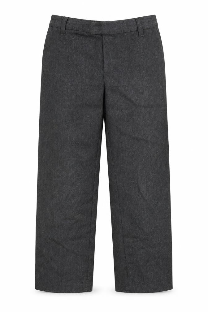 George Boys Grey  Polyester Dress Pants Trousers Size 6-7 Years  Regular