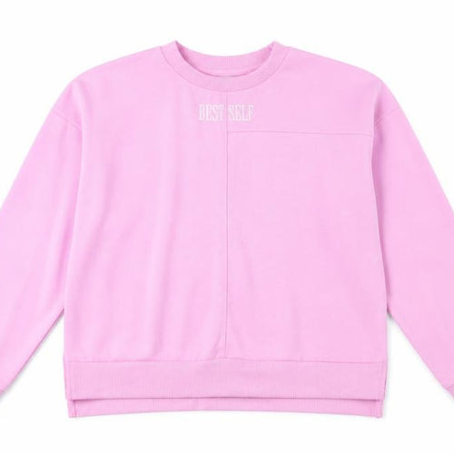 Primark Girls Purple Round Neck  Cotton Pullover Jumper Size 10-11 Years