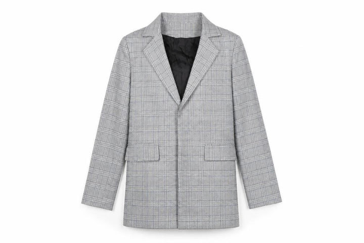 Covent Garden Womens Grey Houndstooth  Jacket Coat Size 10