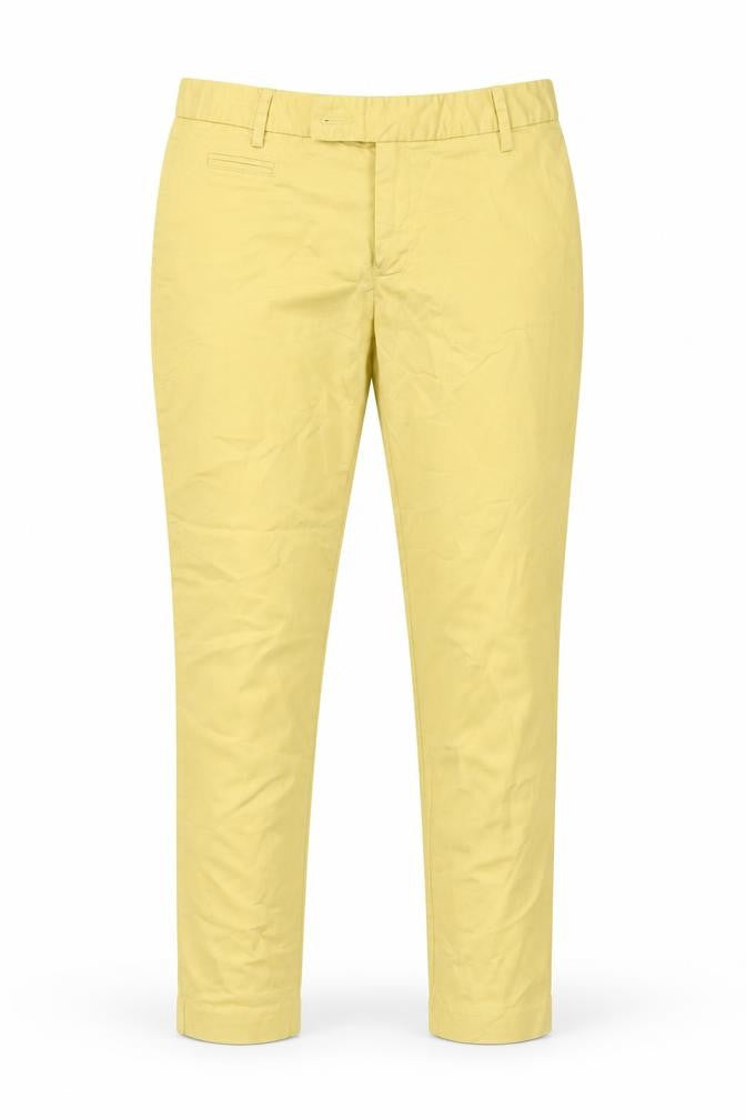 Gap Womens Yellow  Cotton Chino Trousers Size 6 L26 in Regular