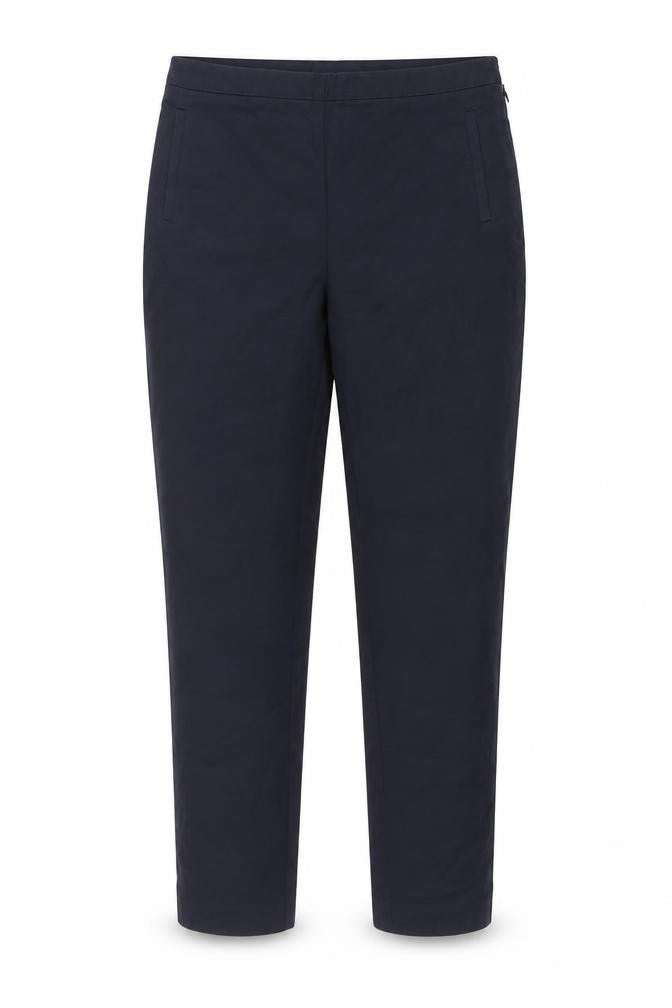 NEXT Womens Blue  Cotton Carrot Trousers Size 12 L28 in Regular