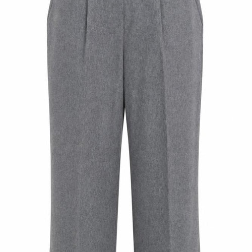 BM Womens Grey  Polyester Dress Pants Trousers Size 14 L24 in Regular