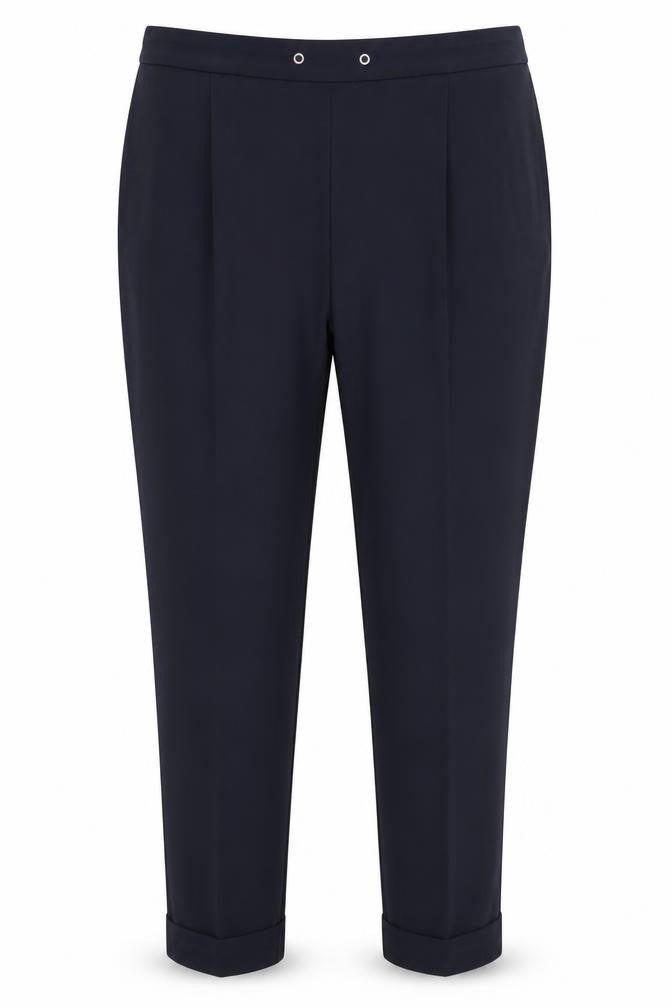 M&S Womens Blue  Polyester Dress Pants Trousers Size 16 L24 in Regular