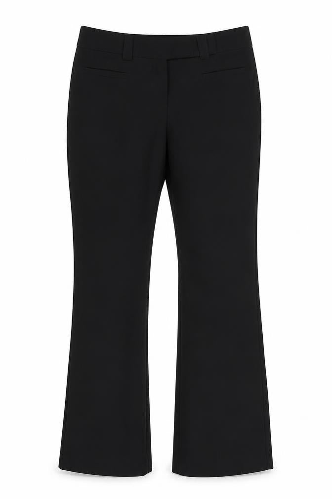 MK one Womens Black  Polyester Dress Pants Trousers Size 10 L28 in Regular