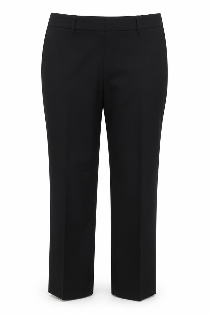 Papaya Womens Black  Polyester Dress Pants Trousers Size 14 L27 in Regular