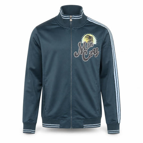 Urban City Wear Mens Blue Collared  Polyester Full Zip Jumper Size S