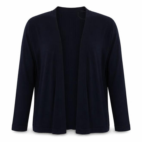Bonmarché Womens Blue V-Neck  Viscose Cardigan Jumper Size 14