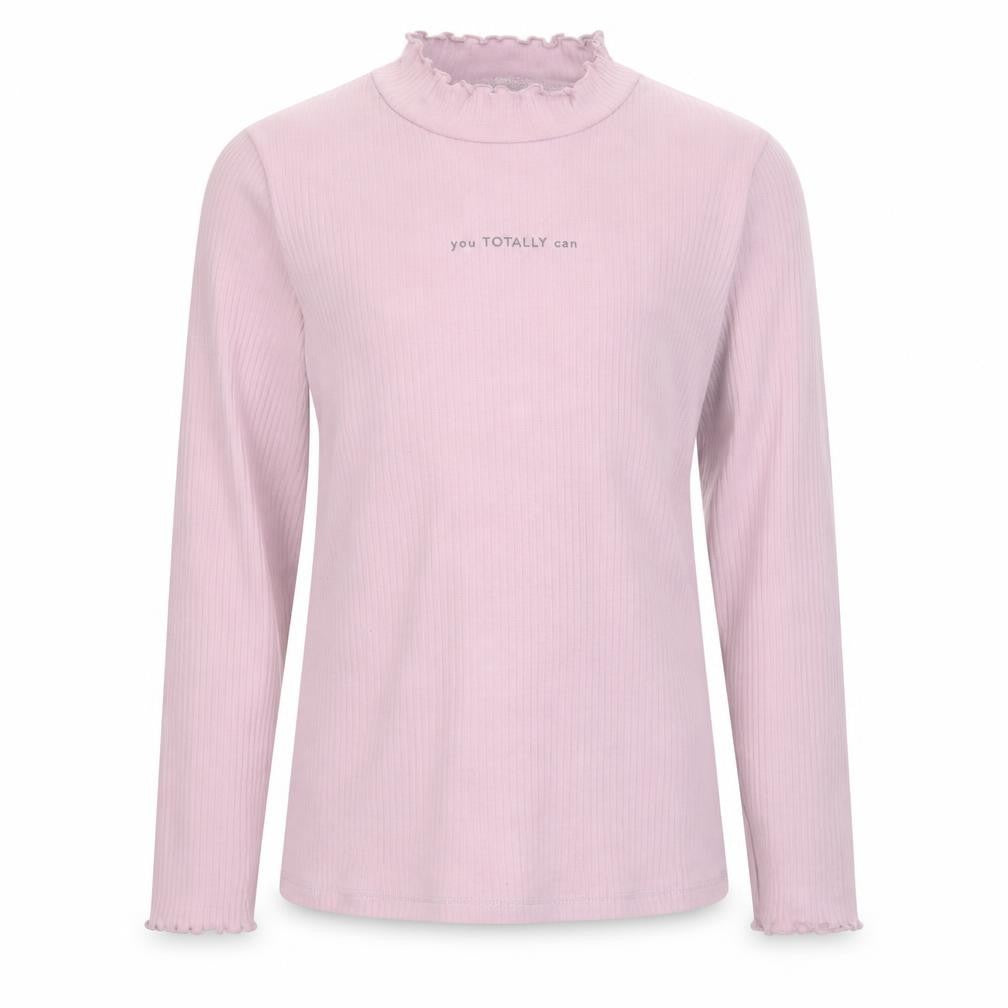 George Girls Purple  Cotton Basic T-Shirt Size 9-10 Years Mock Neck