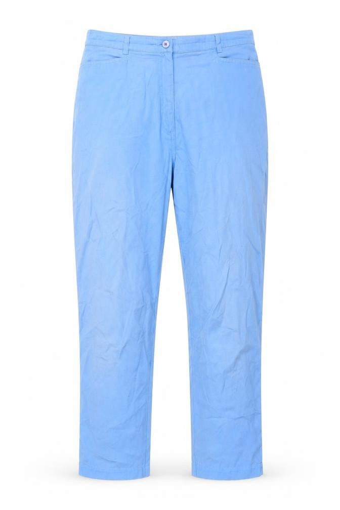 Emreco Womens Blue  Cotton Carpenter Trousers Size 16 L29 in Regular