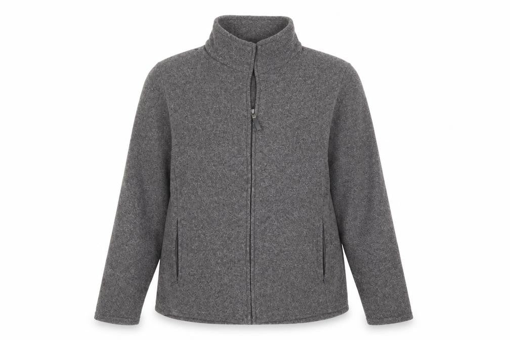 Front view of Marks & Spencer women’s grey jacket, size UK 16