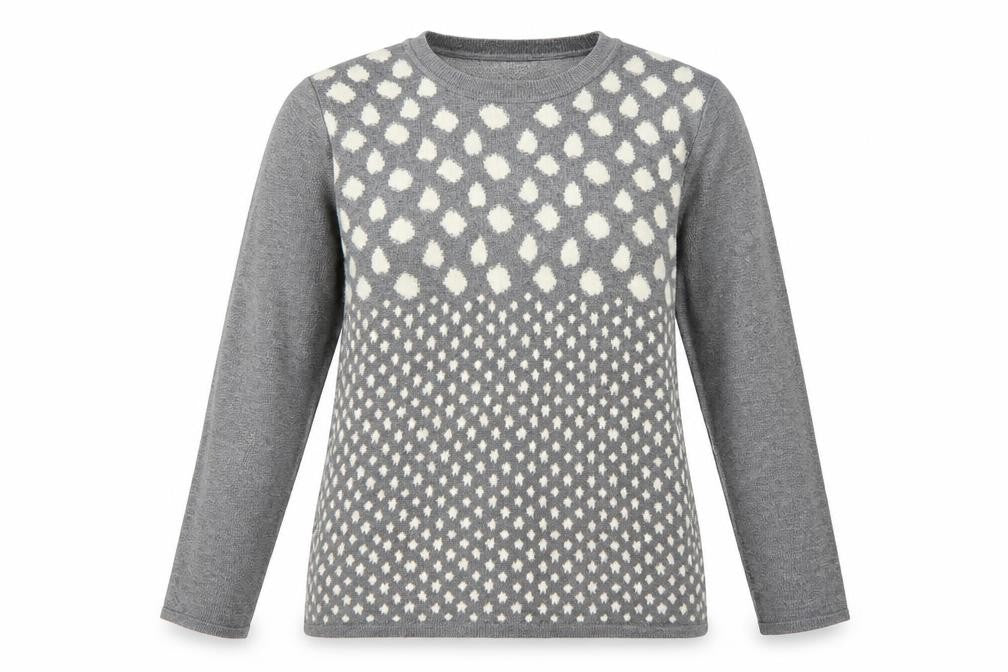 Cristina Womens Multicoloured Round Neck Animal Print Viscose Pullover Jumper Size L