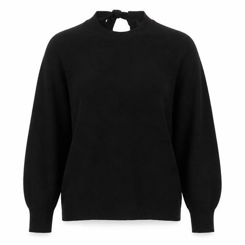 F&F Womens Black Round Neck  Viscose Pullover Jumper Size 8