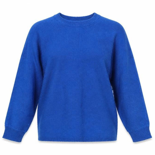 Body Flirt Womens Blue Round Neck  Acrylic Pullover Jumper Size S