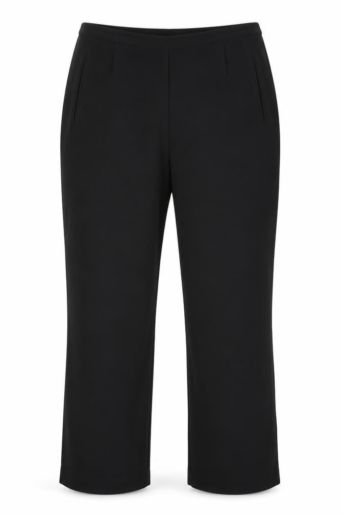 AMARANTO Womens Black  Polyester Dress Pants Trousers Size 10 L26 in Regular
