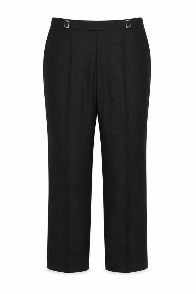 M&S Womens Black  Polyester Dress Pants Trousers Size 14 L27 in Regular