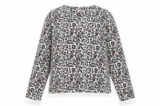 Front view of Dorothy Perkins women’s multicoloured animal print polyester top pyjama top, size XS