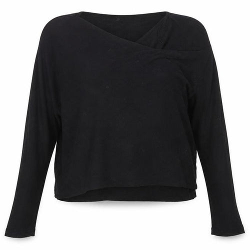 Red Herring  Womens Black V-Neck  Cotton Cardigan Jumper Size S