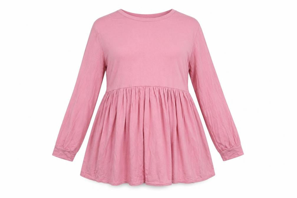 In the Style Womens Pink  Viscose A-Line  Size 10  Round Neck