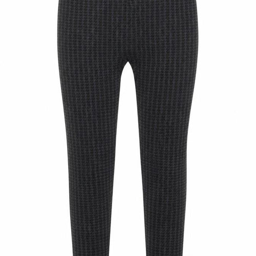 Diva Feva Womens Grey Herringbone Polyester Jogger Leggings Size M L25 in