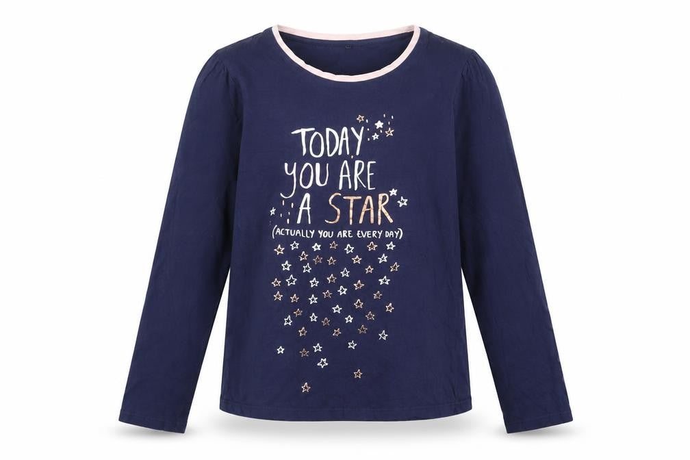 George Girls Multicoloured  Cotton Top Pyjama Top Size 12-13 Years