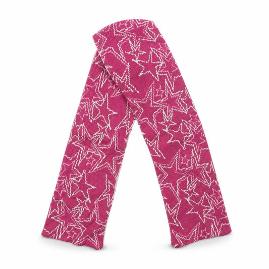 M&S Girls Multicoloured Geometric Acrylic Scarf Scarves & Wraps One Size