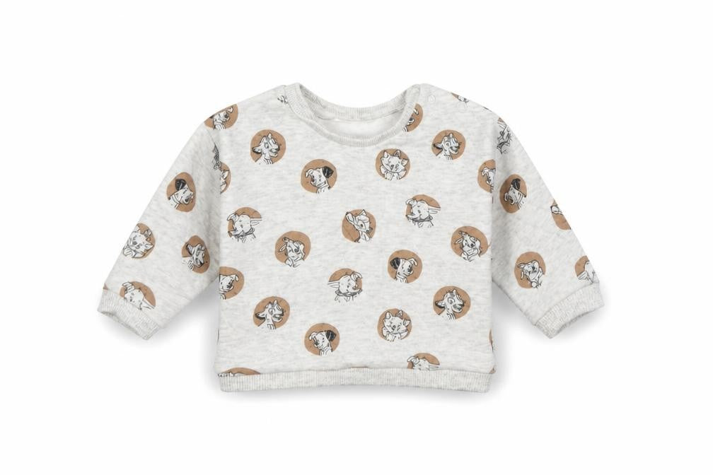 George Baby Grey Geometric Polyester Pullover Jumper Size 0-3 Months  Snap - Disney Characters