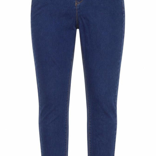 Miss Evie Girls Blue  Cotton Skinny Jeans Size 12-13 Years  Regular Zip - Indigo blue