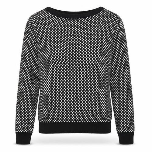 GLAMOUROUS Womens Multicoloured Boat Neck Polka Dot Cotton Pullover Jumper Size 8