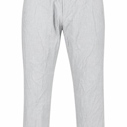 BURTON MENSWEAR Mens Grey  Cotton Dress Pants Trousers Size 36 L27 in Regular