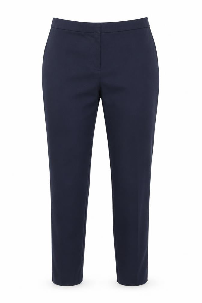 Dunnes Womens Blue  Polyester Dress Pants Trousers Size 14 L26 in Regular