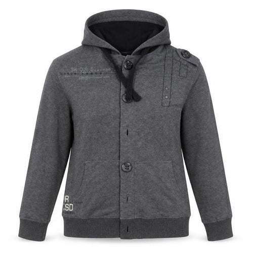 RVR ISD Womens Grey  Polyester Cardigan Hoodie Size M