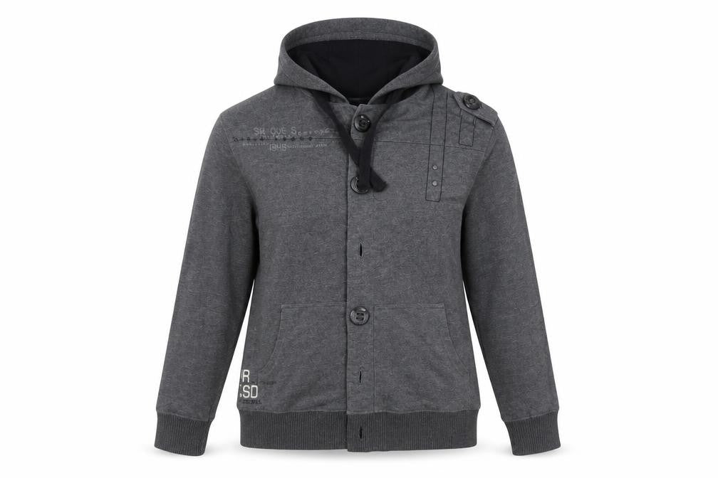 RVR ISD Womens Grey  Polyester Cardigan Hoodie Size M