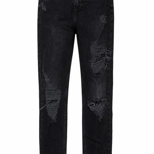 DENIM CO Womens Black  Cotton Straight Jeans Size 6 L27 in Regular