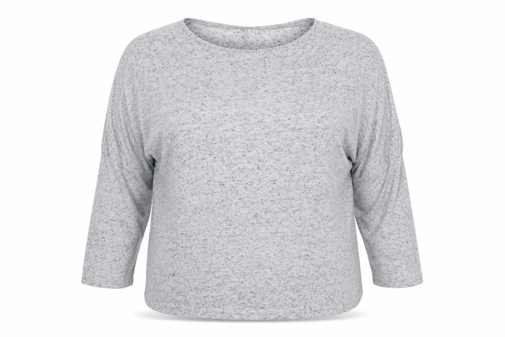 George Womens Grey Round Neck  Polyester Pullover Jumper Size 16