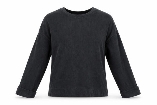 Front view of Primark women’s grey polyester top lounge set, size M