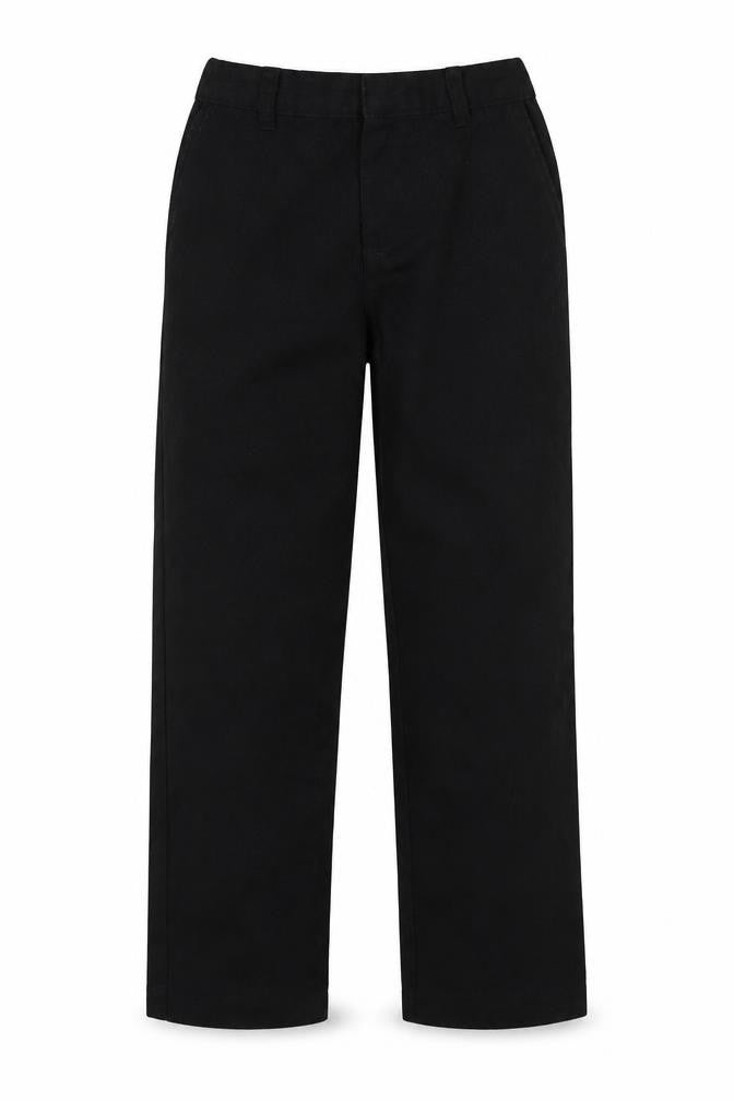 George Boys Grey  Polyester Dress Pants Trousers Size 6-7 Years  Regular Hook & Loop - School Wear