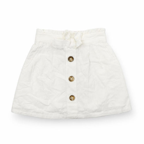 TU Girls White  Viscose A-Line Skirt Size 3 Years  Regular