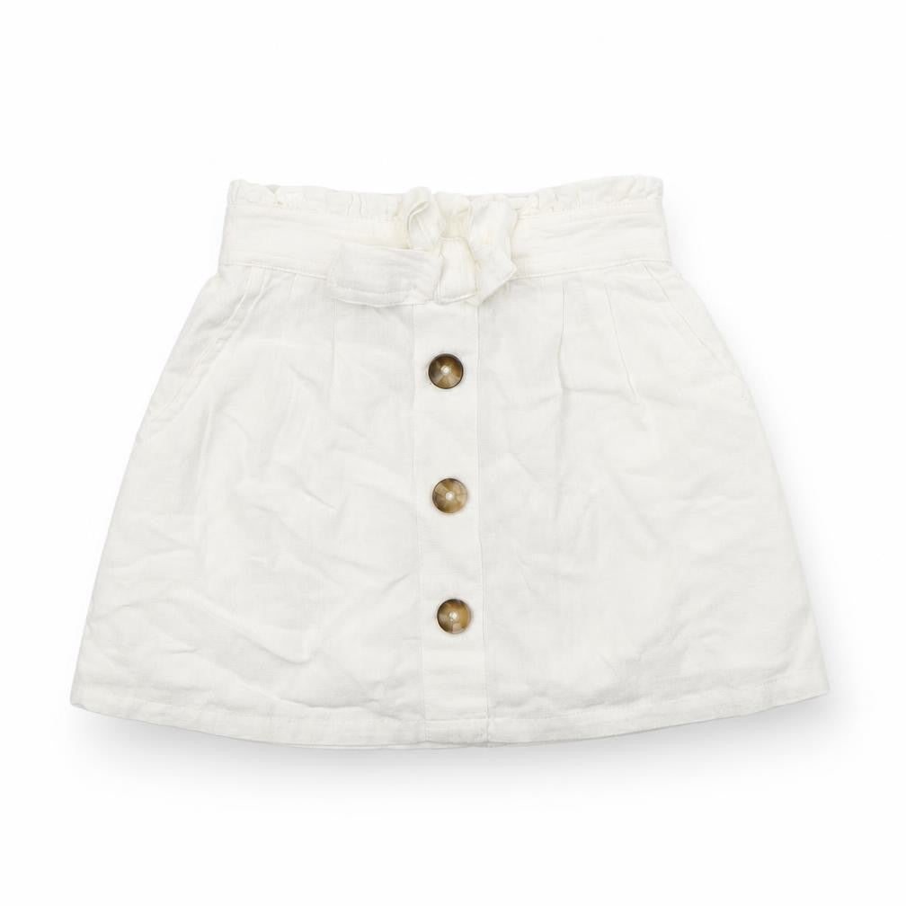 TU Girls White  Viscose A-Line Skirt Size 3 Years  Regular