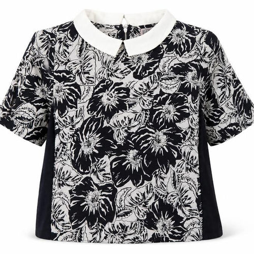 Neon Rose Womens Multicoloured Floral Viscose Basic Blouse Size 12 Collared