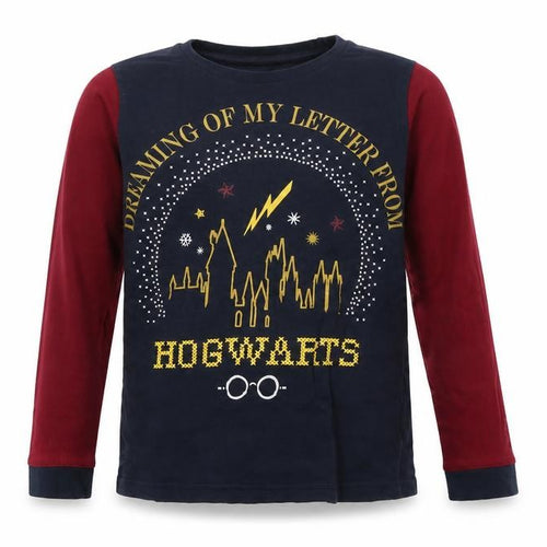Nutmeg Girls Blue Colourblock Cotton Top Pyjama Top Size 9-10 Years   - Harry Potter