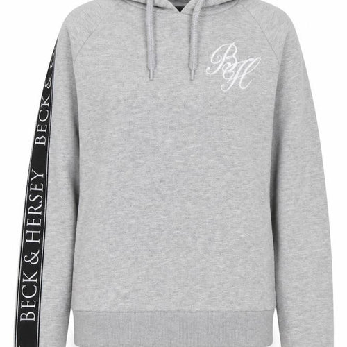 BLACK & HERSEY  Womens Grey  Cotton Pullover Hoodie Size 8