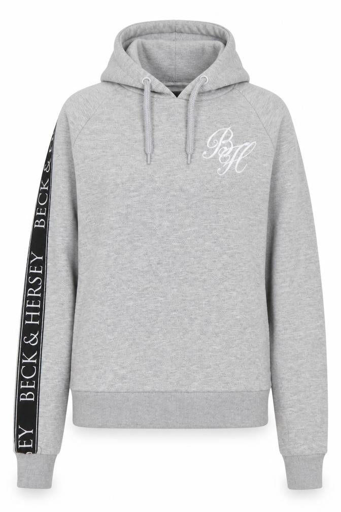 BLACK & HERSEY  Womens Grey  Cotton Pullover Hoodie Size 8