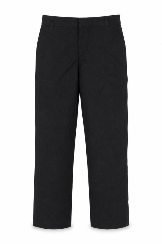 Front view of George boys’ grey polyester dress pants trousers, size 6-7, years regular