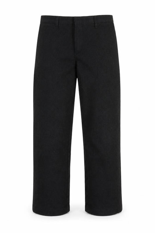 Front view of George boys’ grey polyester dress pants trousers, size 7-8, years regular