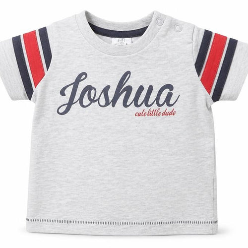 F&F Baby Grey  Cotton Basic T-Shirt Size 0-3 Months Round Neck