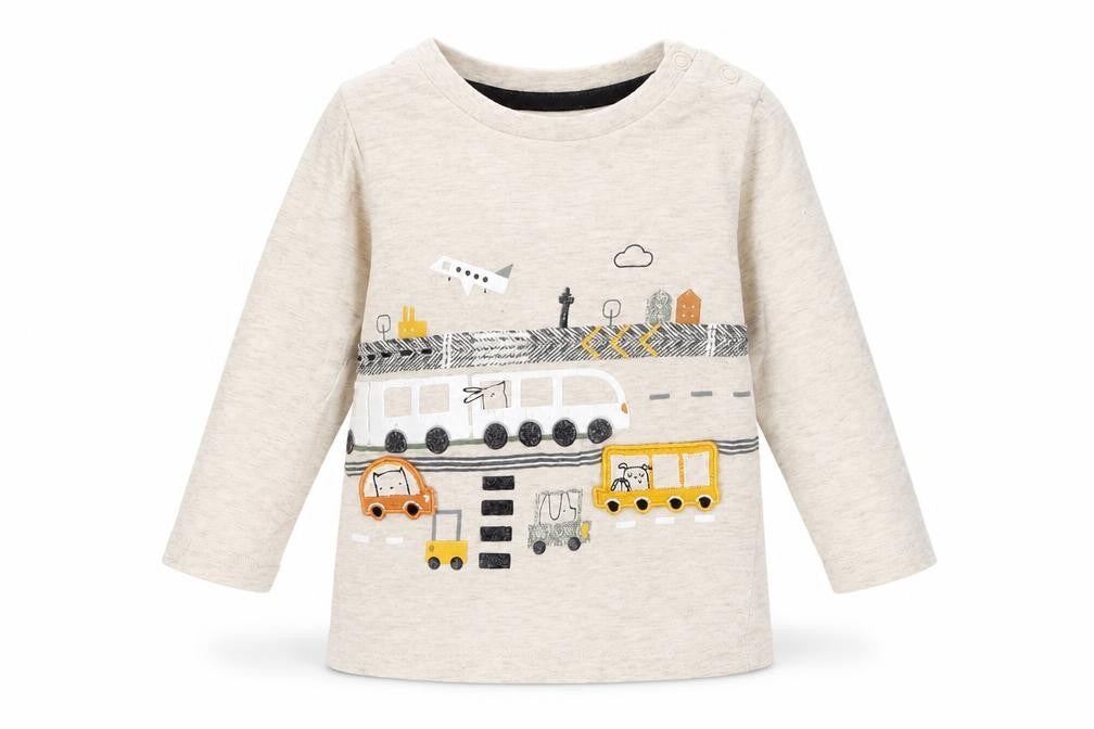 F&F Baby Beige  Cotton Pullover Jumper Size 3-6 Months